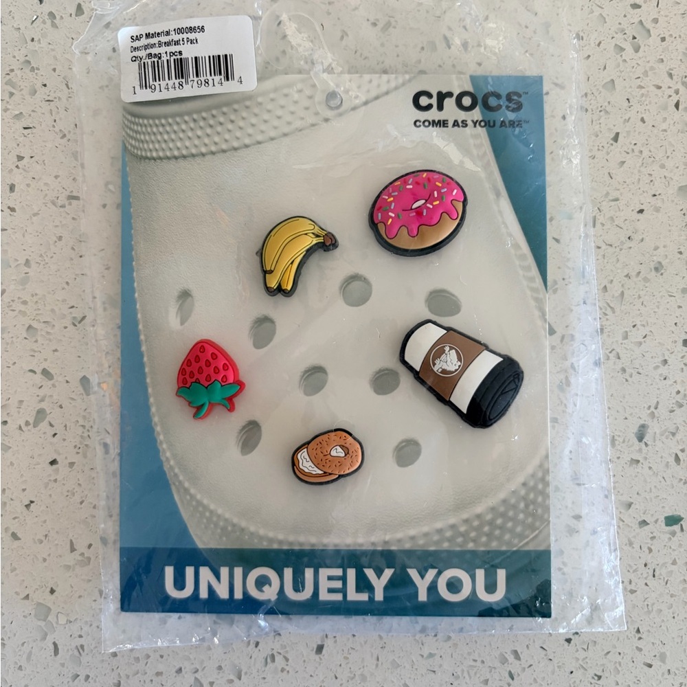 Crocs Kids Jibbitz Shoe Charms - Breakfast Pack